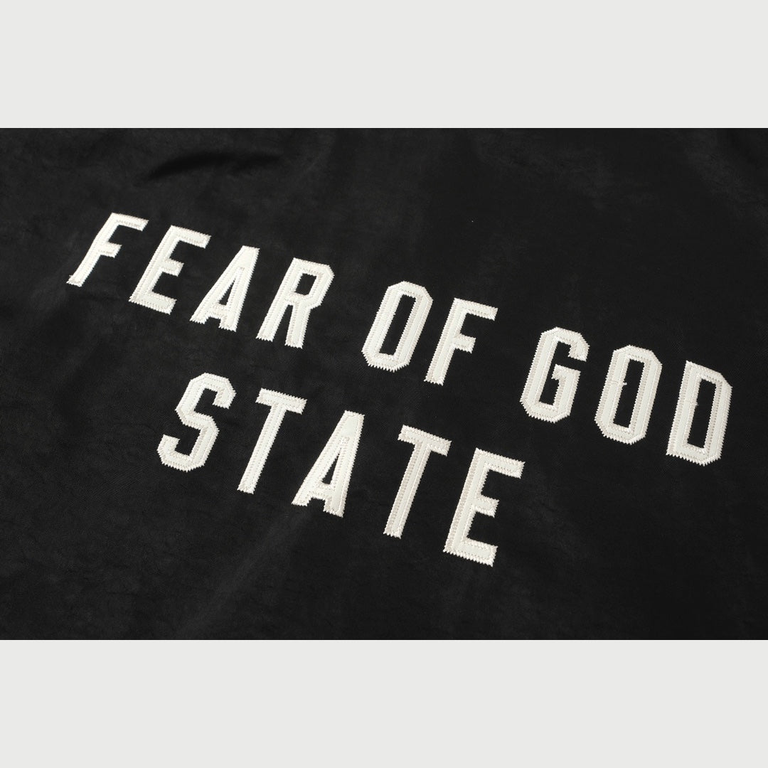 Veste de coach à capuches Fear of God Essentials