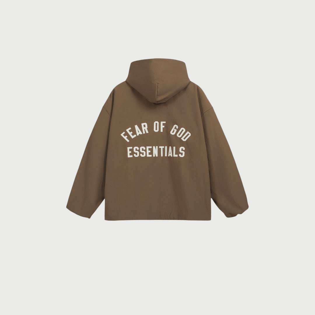 Veste de coach à capuches Fear of God Essentials