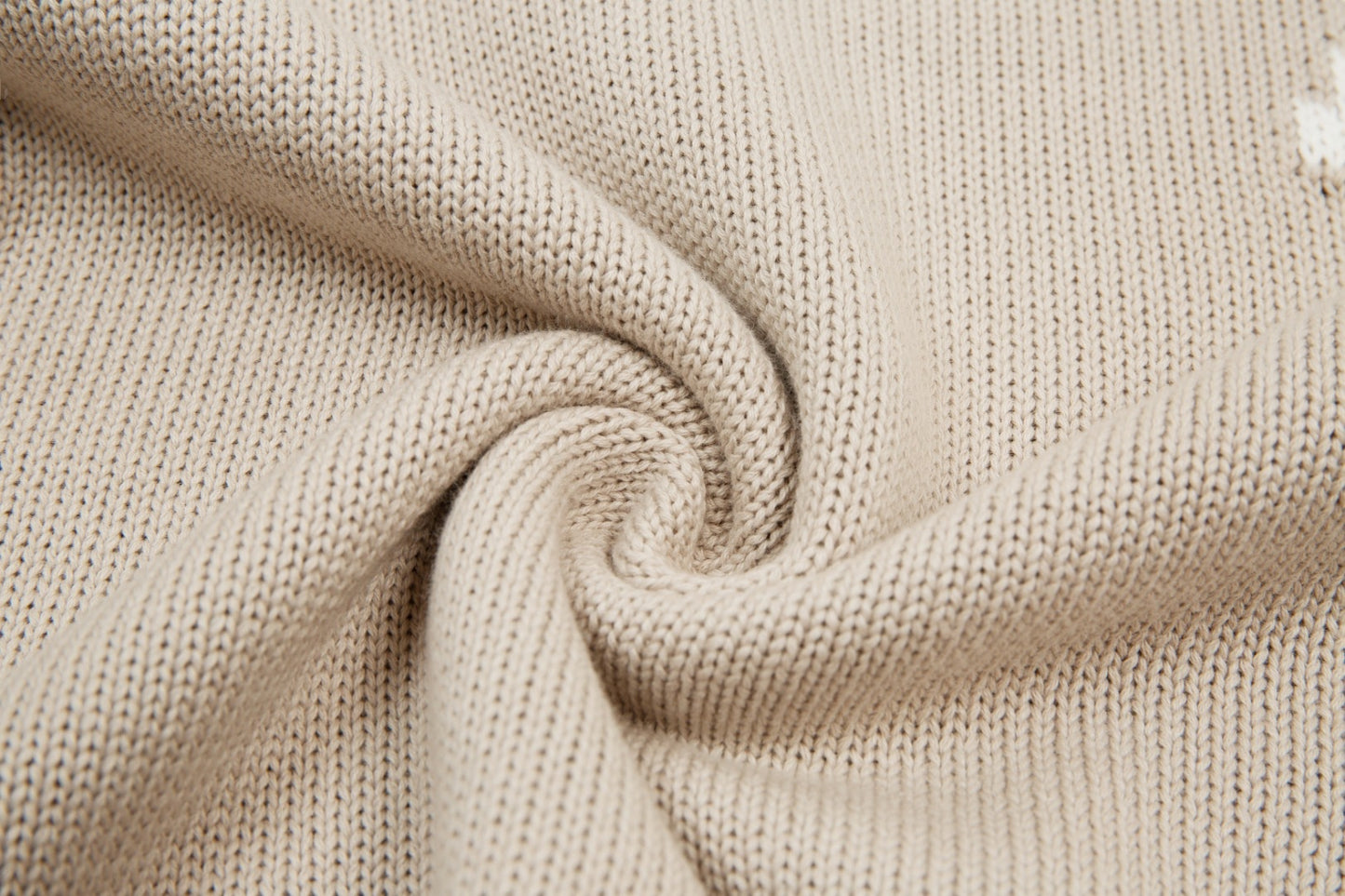 Pull en laine logo blanc Ami Paris