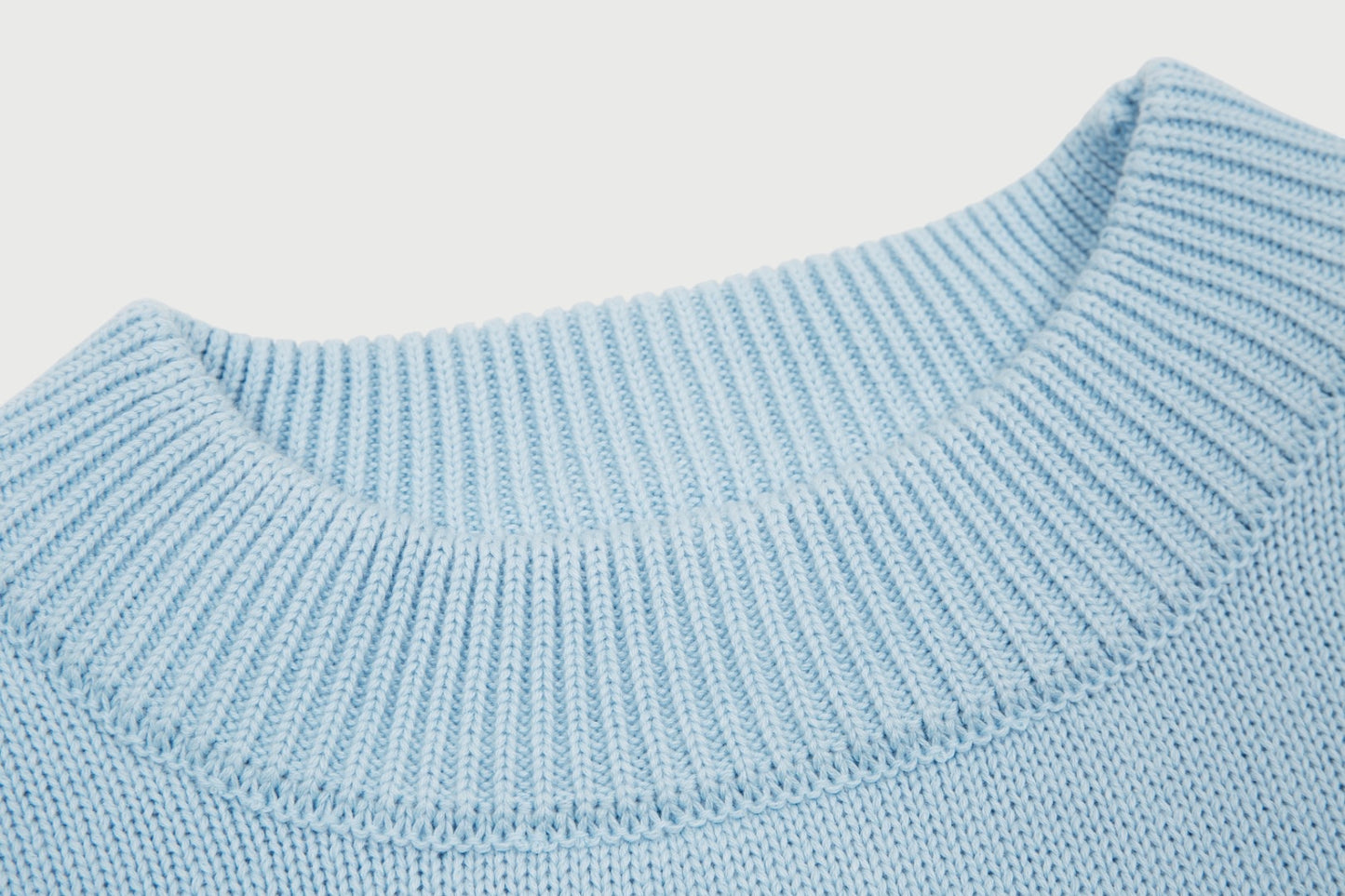 Pull en laine logo blanc Ami Paris