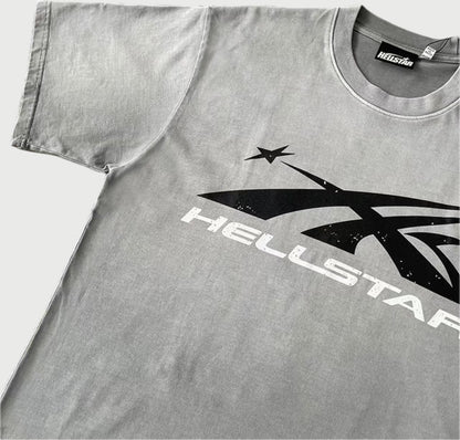 T-shirt Washed Red Hellstar