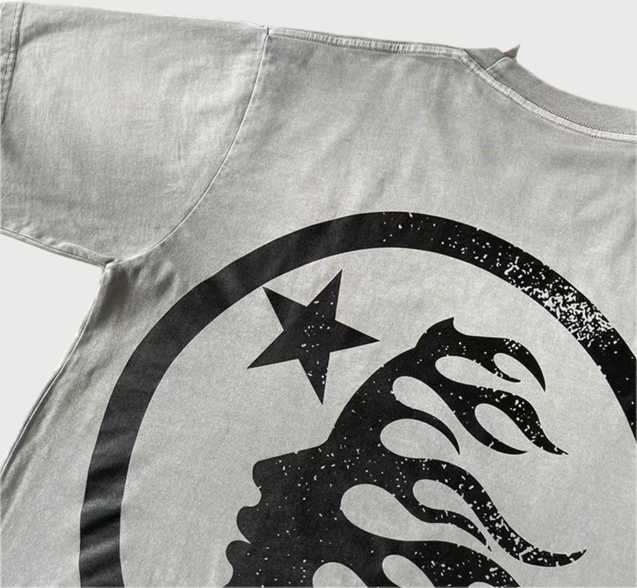 T-shirt Washed Red Hellstar
