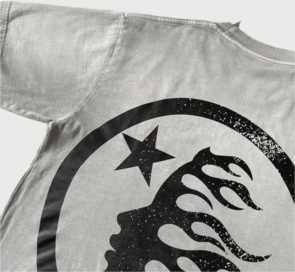 T-shirt Washed Red Hellstar